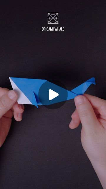 Paper Crafts 1101 on Instagram: "ORIGAMI WHALE   Designed by Unknown Modified by Papercrafts 1101  #paperwhale #papercrafting #origami" Whale Origami, Origami Tattoo, Whale Design, Origami, Craft Ideas, Paper Crafts, On Instagram, Instagram, Design