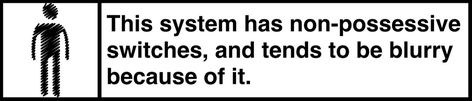 [Text: This system has non-possessive switches, and tends to be blurry because of it.]  Like/Reblog if you save or use! This User Is Header, This User Template, System Userboxes, User Boxes, Web Weaving, Pickup Lines, Im Going Crazy, Pick Up Lines, Describe Me