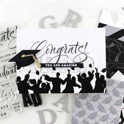 I Love School, Craft Room Design, Simple Scrapbook, Congrats Grad, Photopolymer Stamps, Pocket Cards, Graduation Cards, Graduation Announcements, You Are Amazing