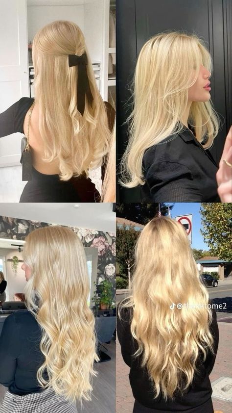 #fashion #hair #blondebalayage #blondehairstyles #blondehaircolor #haircut #haircolor #haircare #longhair #hairgoals #goals #longblondehair Butter Blonde, Perfect Blonde Hair, Hair Dye Brush, Summer Blonde Hair, Golden Blonde Hair, Long Blond, Dyed Hair Inspiration, Blonde Hair Inspiration, Blonde Hair Looks