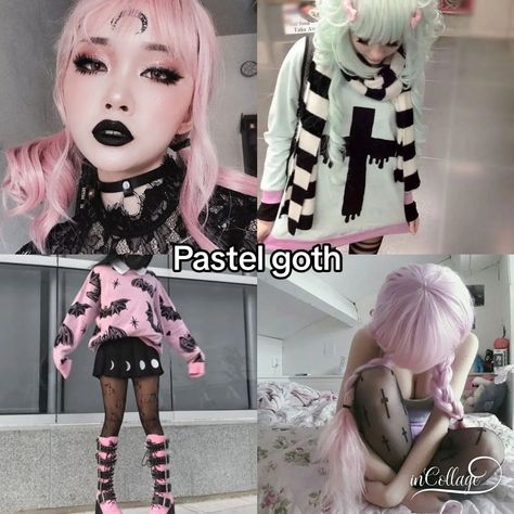 What's your favorite type of goth? 🦇🖤🦇 . Credit: y0u.c4nt.c4tch.m3.n0w Types Of Goth Fashion, Pastel Goth Outfits Aesthetic, Goth Types, Different Types Of Goth, Goth Outfits Aesthetic, Types Of Goth, Pastel Goth Outfits, Gothic Princess, White Goth