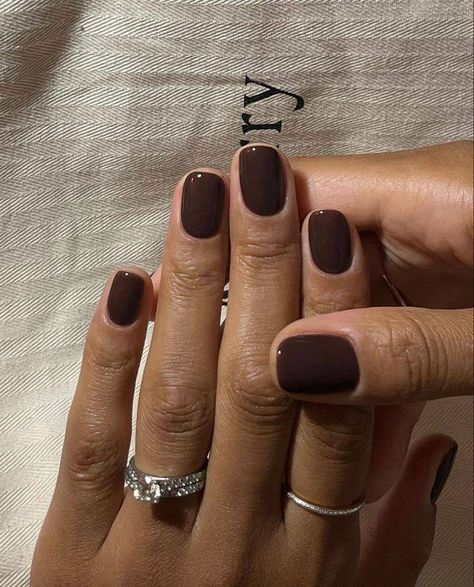 Brown Nail, Brown Nails Design, Fall Gel Nails, Popular Nails, Neutral Nails, Brown Nails, Dipped Nails, Girls Nails, Manicure Y Pedicure