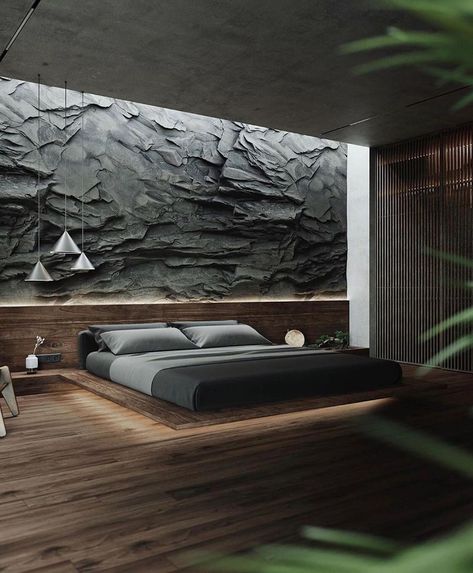 Interior Design & Architecture on Instagram: “What do you think of this interior render known as “Natural Bedroom ll”? Via: @mega_mansions By: @moto.design” Natural Bedroom Design, Unique Bedroom Design, Amazing Bedroom Designs, Natural Bedroom, Modern Luxury Bedroom, Luxury Bedroom Master, Bedroom Bed Design, Modern Bedroom Design, Awesome Bedrooms