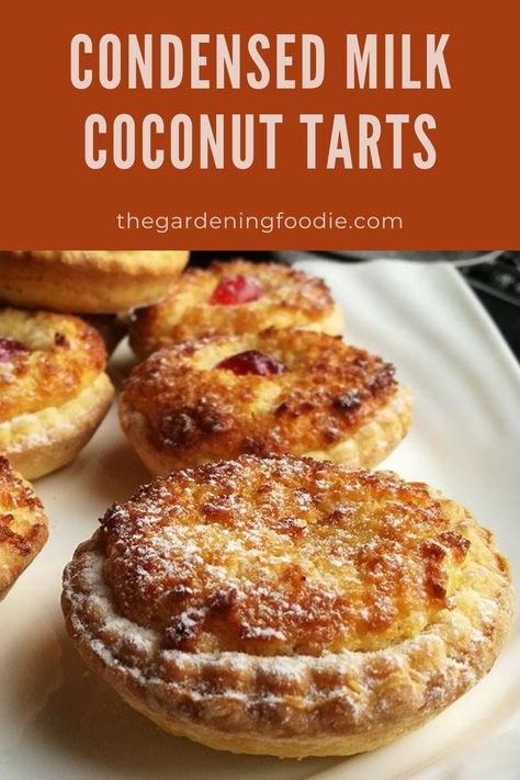 Coconut Tart Recipe, Condensed Milk Recipes Desserts, Milk Recipes Dessert, Coconut Filling, Coconut Tart, Condensed Milk Recipes, Cookies Bars, Cooking Measurements, Coconut Desserts