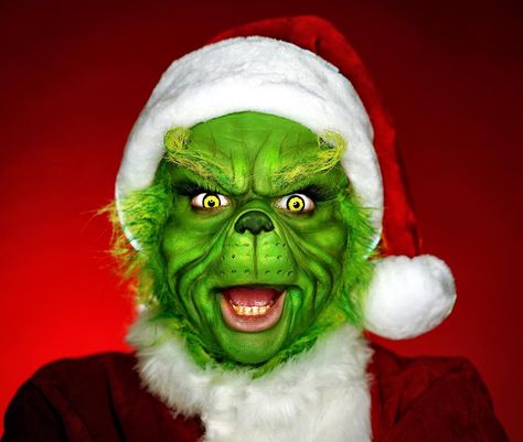 @mykie on Instagram: “Merry Christmas, zombaes🎄🎁🎅🏻” Halloween Costumes Makeup, Sfx Makeup, Christmas Makeup, Costume Makeup, Makeup Inspo, Grinch, Cosplay Costumes, Halloween Costumes, Merry Christmas