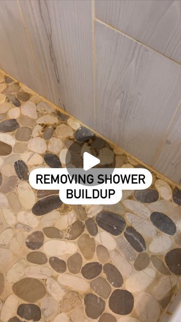 Best Shower Tile Cleaner, How To Clean Pebble Stone Shower Floor, Best Way To Clean Tile Shower Walls, How To Clean Pebble Shower Floor, Tile Shower Cleaning Hacks, How To Clean Shower Tile, How To Clean Grout On Tile Floors, Groutless Shower Walls, Shower Floor Cleaner