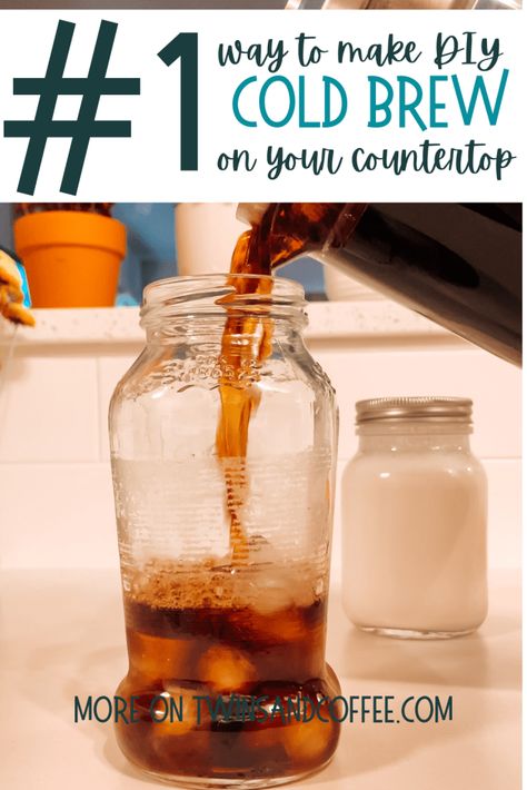 How To Cold Brew Coffee, How To Make Cold Brew At Home, Make Cold Brew, Cold Brew Coffee Recipe, Cold Brew At Home, Making Cold Brew Coffee, Keto Drinks, Keto Drink, Coffee Recipe