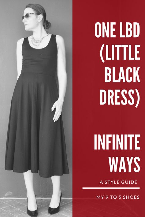 4 Ways to Style a LBD (little black dress) for work and play Styling A Black Dress For A Wedding, How To Dress Up A Black Dress, Accessorize Black Dress, Black Dress For Work, Sleeveless Dress Outfit, Stylish Black Dress, Black Plain Dress, Black Dress Style, Midi Dress Work