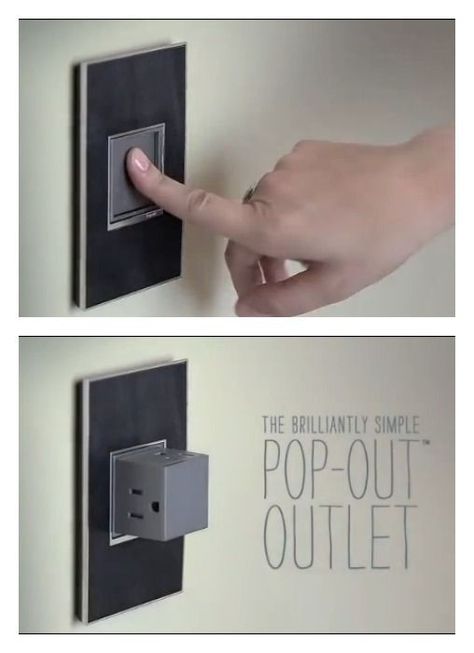 Real Estat, Home Tech, Cool Tech, Electrical Outlets, Pop Out, Pop It, Home Gadgets, 인테리어 디자인, My Dream Home