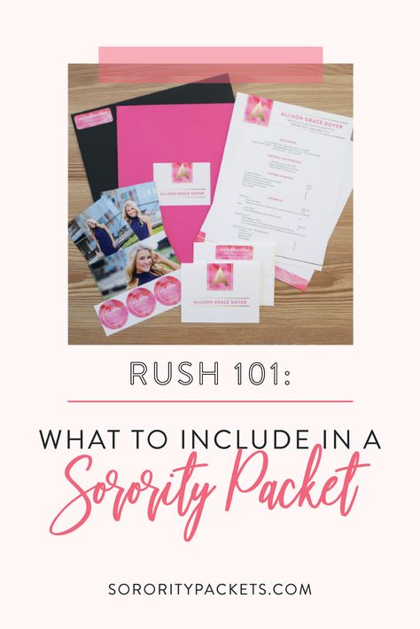 Sorority Packets, Sorority Recruitment Tips, Resume Folder, Basic Cover Letter, Bama Rush, Recruitment Resume, Sorority Resume, Recruitment Ideas, Rush Week