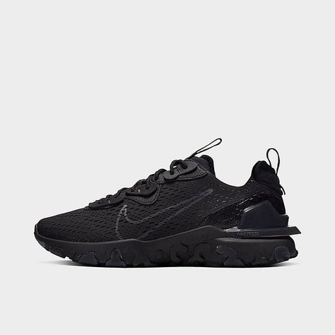 Men's Nike React Vision Running Shoes| JD Sports Nike React Vision, Polo Sport Ralph Lauren, Zip Hoodies, Men's Shoe, Mens Nike Shoes, Nike Shox, Nike React, Triple Black, Nike Store