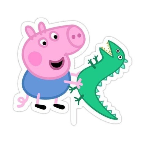 Pig Birthday Decorations, Peppa Pig Stickers, George Pig Birthday, Peppa Pig Decorations, Peppa Pig Teddy, Greta Gris, Peppa Pig Birthday Party Decorations, George Peppa, Pig Stickers