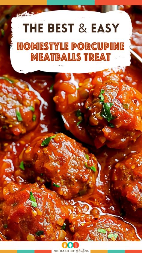 Homestyle Porcupine Meatballs Treat Porcupine Meatballs In Crockpot, Meatballs With Rice And Tomato Sauce, Meatballs On Rice, Recipes With Frozen Meatballs Main Dishes, Porcupine Meatballs With Brown Gravy, Crockpot Porcupine Meatballs, Sauce For Meatballs And Rice, Rice And Meatballs Recipes, Rice Meatballs Recipes