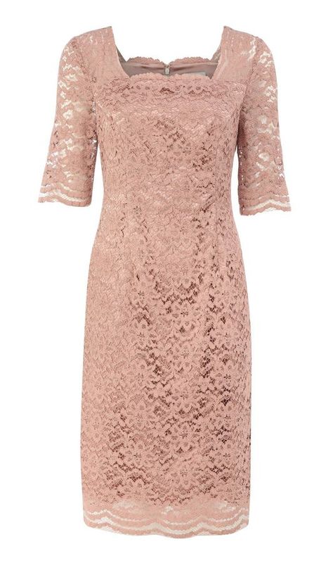 Kaliko Peach lace dress Peach Dress Bridesmaid, Pretty Lace Dresses, Peach Lace Dress, Peach Bridesmaid Dresses, English Dress, Blush Lace Dress, Royal Clothes, Peach Lace, Shoes Ideas