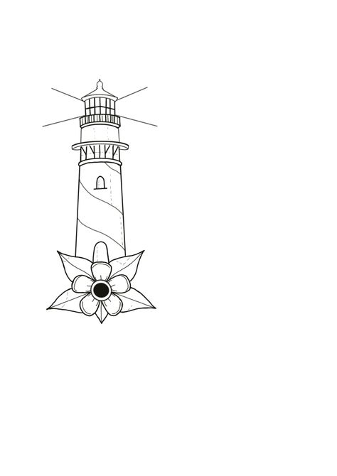 Simple Lighthouse Tattoo, Lighthouse Drawing, Lighthouse Tattoo, Flash Tattoo Designs, Diy Air Dry Clay, Tattoo Art Drawings, Tattoo Outline, Fine Line, Dry Clay