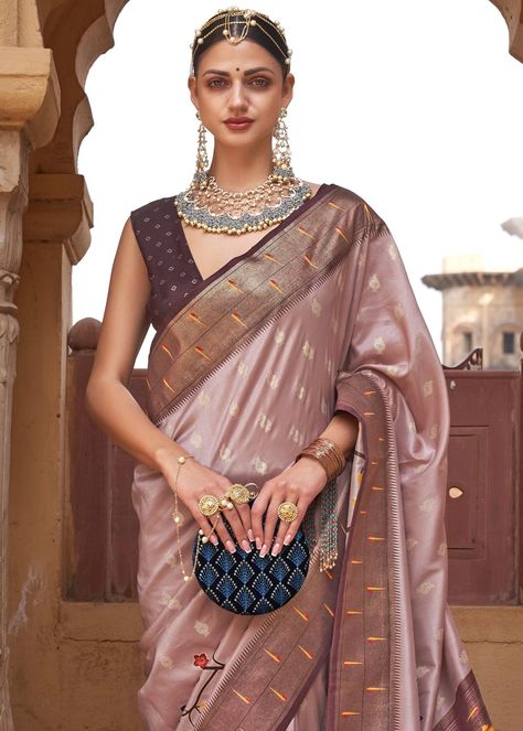 Pastel Brown, Paithani Saree, Rich Color Palette, Rich Color, Color Palette, Product Launch, Saree, Pastel, Color