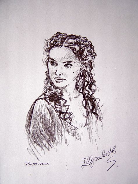 Padme Sketch, Padme Amidala Drawing, Padme Drawing, Padme Art, Star Wars Sketchbook, Padme Amidala Tattoo, Star Wars Sketches Pencil, Anakin Drawing, Starwars Drawings