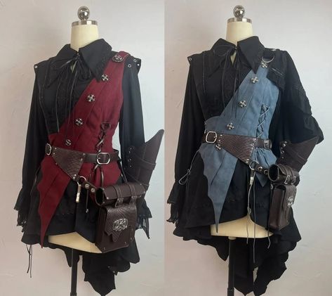 Casual Fantasy Clothing, Oc Dress, Ren Faire Outfits, Pirate Outfit, Mood Clothes, Adventure Outfit, Medieval Clothing, Pirate Costume, Fashion Inspiration Design