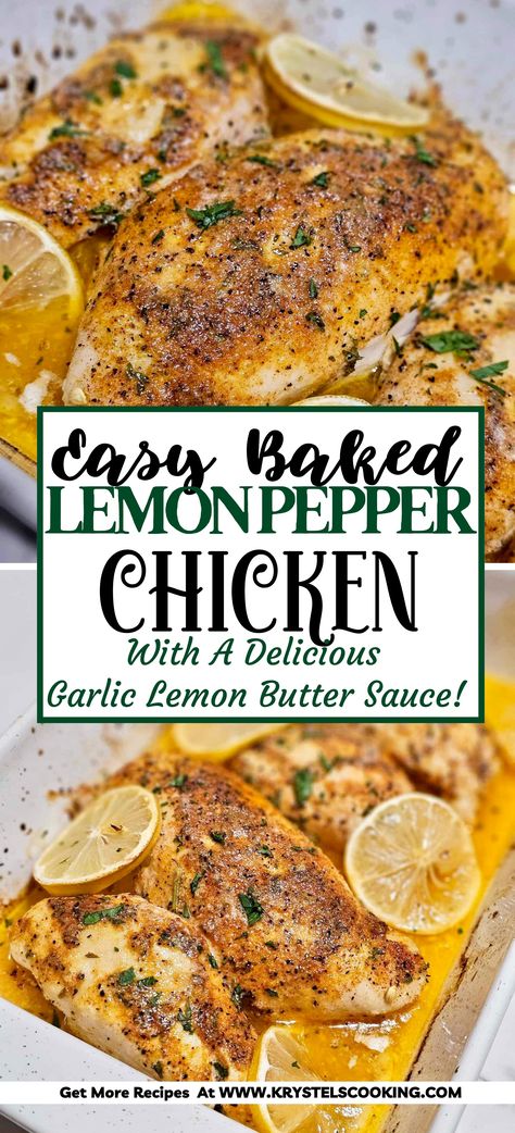 Easy Baked Chicken Breast Recipes, Lemon Pepper Chicken Breast, Chicken Breast Oven Recipes, Easy Baked Chicken Breast, Chicken Boneless Breast Recipes, Chicken With Lemon, Chicken Breast Recipes Baked, Easy Chicken Breast, Chicken Breast Recipes Easy