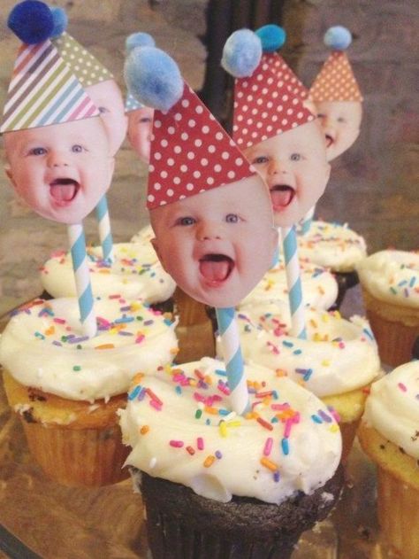 Easy First Birthday Cake, Birthday Cake Ideas For Boys, First Birthday Cake Ideas, Cake Ideas For Boys, Diy Cupcake Toppers, Boys Cake, Diy Cupcake, Creative Cupcakes, Graduation Cupcakes