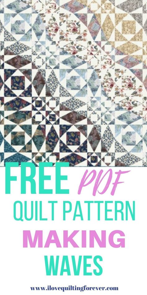 Ocean Quilts Ideas, Ocean Waves Quilt Pattern Free, Wave Quilt Block, Eye Of The Storm Quilt Pattern, Storm At Sea Quilt Ideas, Storm At Sea Quilt Pattern Free, Ocean Waves Quilt Block, Ombré Quilts, Storm At Sea Quilt Pattern