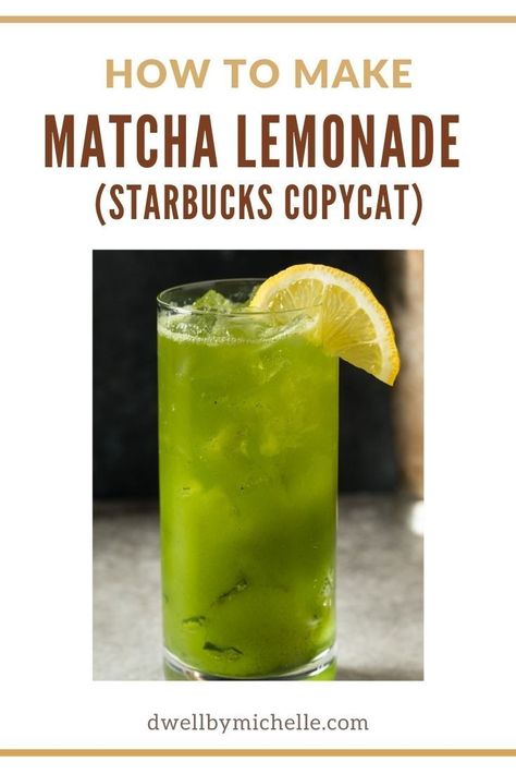 If you love Starbucks Matcha Lemonade, but don’t love the price tag, this easy Starbucks copycat recipe is for you! With just a few simple ingredients and 5 minutes, you can make your own delicious and refreshing Matcha Lemonade at home. Give it a try! Lemonade Matcha Recipe, Matcha Green Tea Lemonade, Starbucks Matcha Lemonade Recipe, Matcha Lemonade Starbucks, Single Serving Lemonade Recipe, Matcha Lemonade Recipe, Starbucks Matcha Green Tea, Aqua Fresca, Lemonade Tea Recipe