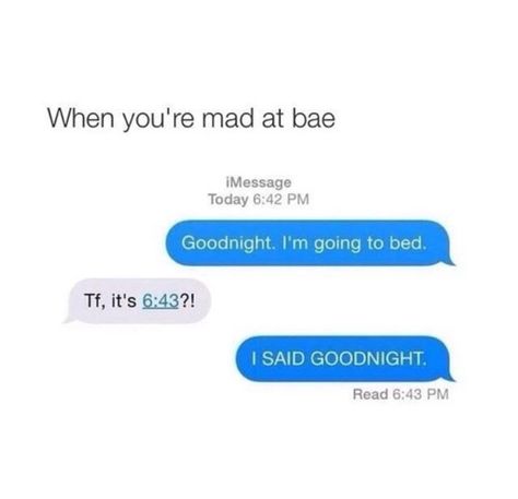 When you're mad at bae... Funny Boyfriend Memes, Relationship Goals Text, Love Sms, Cute Relationship Texts, Funny Relationship Memes, Funny Text Conversations, Cute Text Messages, Powerful Love Spells, Funny Texts Jokes