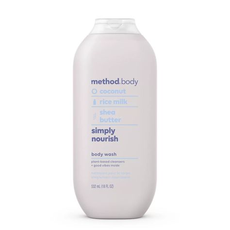 Method Body Wash, Coconut Body Wash, Best Body Wash, Body Shower, Rice Milk, Just Keep Going, Coconut Rice, Body Care Routine, Shower Routine