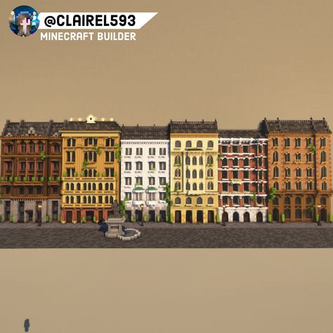 #minecraft #minecraftbuildingideas #minecraftbuild #minecraftbuilding #building #street Minecraft 1800s City, Minecraft Victorian City, Minecraft Baroque, Victorian Minecraft Houses, House Plans Minecraft, Minecraft Victorian House, Minecraft Victorian, Minecraft Cities, Minecraft Church