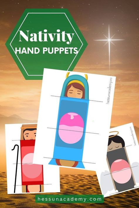 If you like free Christmas printables for kids, you need to take a look at these free printable nativity hand puppets! They make the perfect Christ-centered Christmas craft project. These are free printable Nativity hand puppets that you can use to teach kids about the Nativity story. They're perfect for older toddlers, elementary-aged kids, church groups, and home school families. Free printable Nativity hand puppets are a fun way to learn about the Christmas story. Nativity Finger Puppets, Free Christmas Printables For Kids, Christ Centered Christmas Crafts, Christmas Printables For Kids, Printable Nativity, Free Poster Printables, Nativity Story, Paper Bag Puppets, Christ Centered Christmas