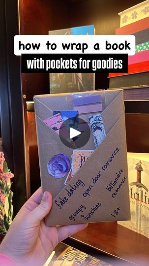 3.9K views · 516 reactions | ⚠️book wrapping tutorial⚠️

Have you seen people on social media? Wrap their books in brown wrapping paper with fun pockets? 

Well, here’s your tutorial. (Like + Save + Share to come back to)

As the holiday season approaches, don’t just give someone a book, wrap it in a really fun way. 

Message me if you have any questions! 

▪️tagged: my personal account @karafordays and my book account @booklistfordays 

#reading #booksbooksbooks #booknerd #bookaddict #readersofinstagram #bookcommunity #booksbooksbooks #romancebooks #bookblogger #bookshelf #read #romance #bookhaul #reader #bibliophile #bookstagramph #bookstagram #bookworm #booklover #bookstagram #funnymeme #bookmeme #bookmemes #romantasy #fantasy #romancefantasy | Kara Robinson ✨bookstagrammer✨ | Taylor Sw Gift Wrapping A Book Ideas, Wrapping A Book With A Pocket, Book Wrapping Tutorial, Book Wrapping Ideas Brown Paper, Creative Ways To Wrap A Book, How To Wrap A Book With Pocket, How To Wrap A Blind Date With A Book, Book Exchange Ideas, How To Wrap A Book Gift