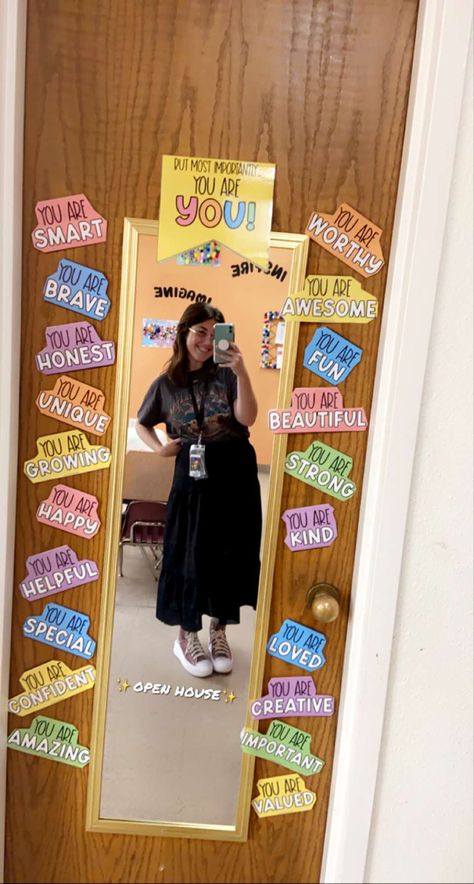 Teacher Open House Outfit, Open House Outfit, Teacher Open House, House Outfit, You Are Smart, House Clothes, You Are Important, You Are Special, You Are Worthy