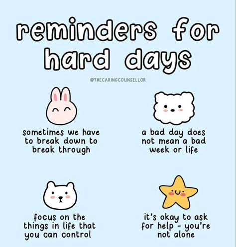 Cute Positive Messages, Reminders For Hard Days, Cute Affirmations, Cute Mental Health, Cute Motivational Quotes, Cheer Up Quotes, Quotes Black, Practicing Self Love, Self Care Bullet Journal