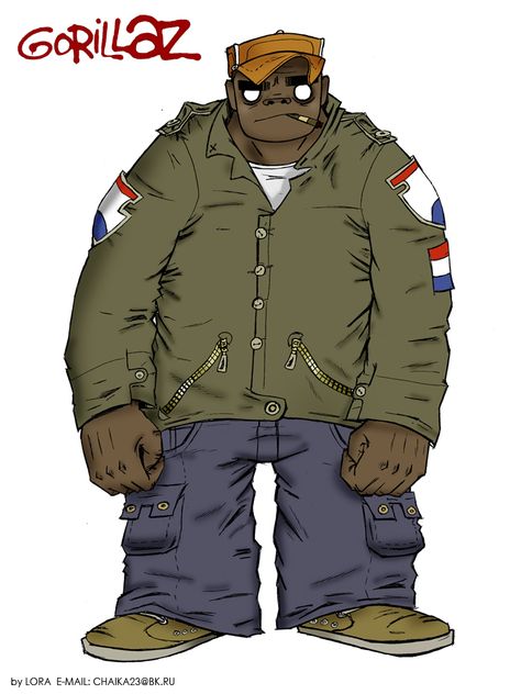 Gorillaz | Russel Hobbs Gorrilaz Russel, Russell Hobbs Gorillaz, Russel Hobbs Gorillaz, Russell Gorillaz, Gorillaz Russel, Russel Gorillaz, Jamie Hewlett Art, Arte Zombie, Russel Hobbs