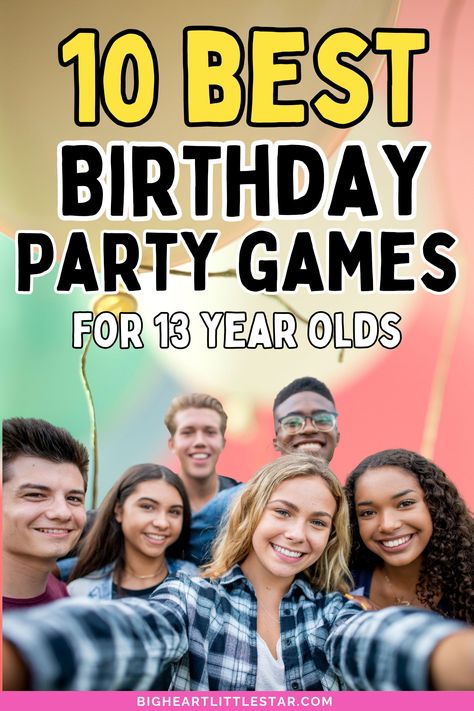 Make your teen’s birthday the best yet with this collection of exciting party games for teens! Packed with fun activities for all ages, these birthday party ideas ensure everyone has a blast. Ideal for indoor and outdoor settings, these games are a party essential! Teen Bday Party Games, Fun Games To Play At A 13th Birthday Party, Party Games For Middle Schoolers, Diy Birthday Party Games, Teen Birthday Party Games. Birthday Party Activities Ideas, Fun Teen Party Games, Teen Bday Party, Indoor Birthday Games, Bday Party Games, Birthday Party Games For Teens, Games For Middle Schoolers, Diy Birthday Party Games, Party Activities Ideas