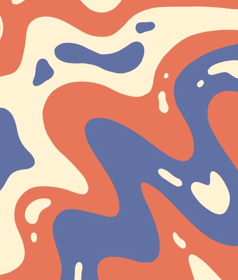 Cute Painting Patterns, Funky Patterns Aesthetic, Blob Art Aesthetic, Aesthetic Blobs Background, Pattern Art Aesthetic, Blue Blob Wallpaper, Trippy Designs Pattern Easy, Blob Pattern, Paint Blob