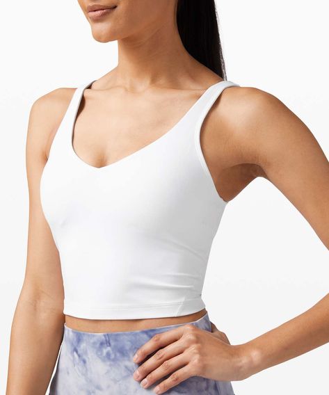 Lululemon Align Tank - White - lulu fanatics Align Tank, Lululemon Align Tank, Lululemon Outfits, Lululemon Tops, B Cup, Lulu Lemon, Lululemon Align, Top Light, White Tank