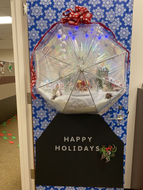 Office Door Decoration Christmas Door Decorating Contest Office Reindeer, Crazy Christmas Door Decorations, Christmas Door Decorating Contest Winners, Door Decorating Contest For Christmas, Amazing Christmas Door Decorations, Office Holiday Door, Snowglobe Office Decoration, Decorate Office Christmas, Winter Wonderland Theme Door