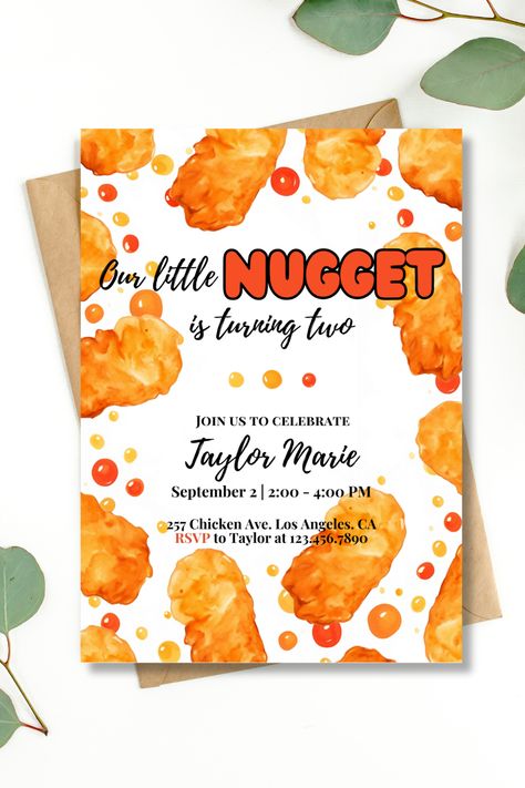 Birthday Chicken, Baby Chicken, 1st Birthday Party Themes, Happy Birthday Brother, Chicken Nugget, Event Planning Tips, Baby Shower Invitation Template, Diy Event, Kids Party Themes