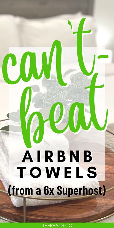 Airbnb Cabin Decor, Airbnb Towels, Airbnb Supplies, Beach Rental Decor, Superhost Airbnb, Airbnb Essentials, Airbnb Host Tips, Airbnb Checklist, Bnb Ideas