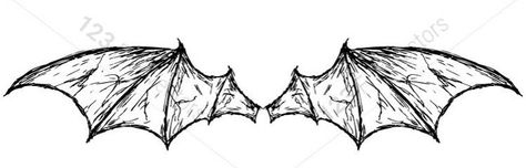 Heart Bat Wings Tattoo, Bat Wings Sketch, Bat Chest Tattoos For Women, Bat Wings Tattoo Design, Grunge Wings Tattoo, Bat Tattoo Collar Bone, Batwing Tattoos, Cybersigilism Bat Tattoo, Bat Wings Back Tattoo