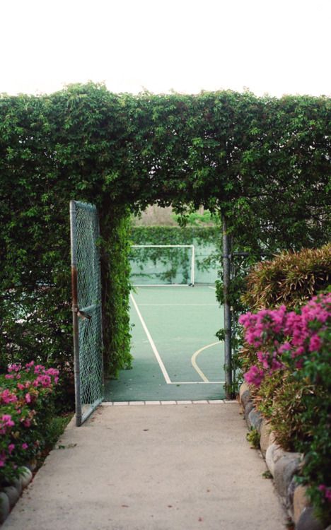 Tennis Court. Private Tennis Court, Tennis Life, Valerian, Tennis Court, My Dream Home, Future House, Secret Garden, Outdoor Spaces, The Hamptons