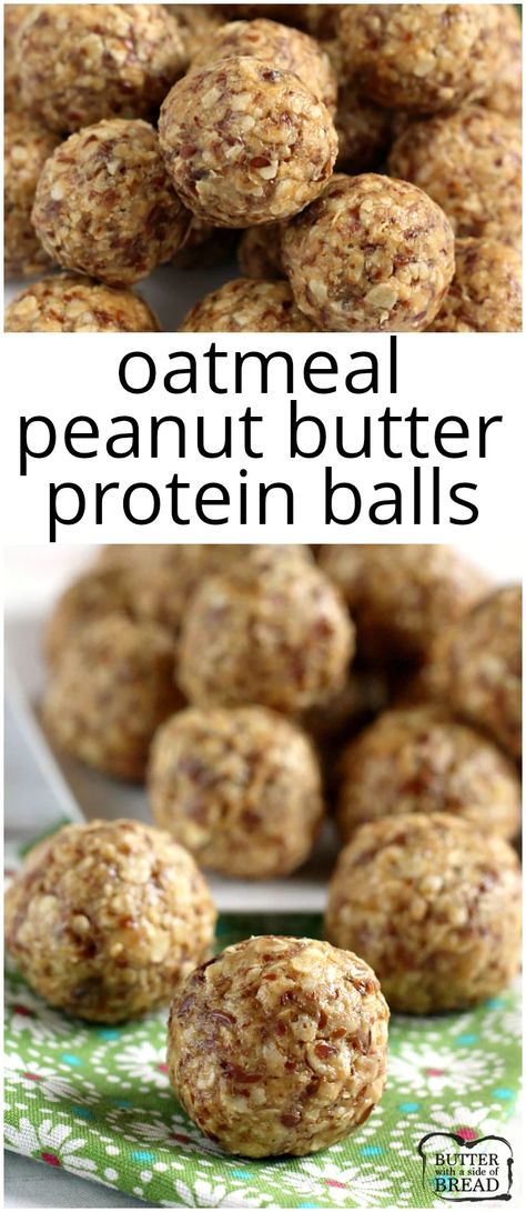 Oatmeal Peanut Butter Protein Balls, Oats Peanut Butter Honey, Peanut Butter Protein Balls, Oats Peanut Butter, Oatmeal Peanut Butter, Protein Balls Recipes, Healthy Protein Snacks, Protein Dinner, Butter Honey