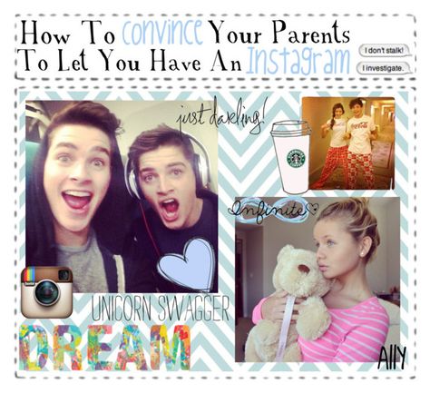 "How To Convince Your Parents To Let You Have An Instagram!" by daisytips ❤ liked on Polyvore featuring beauty How To Convince Your Parents To Let You Get Instagram, How To Convince Your Parents Instagram, Bags For Women, Designer Clothes, Parenting, Perfect Clothing, Shoe Bag, Independent Design, Let It Be