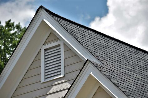 Estate Gray Shingles Home Exteriors, Estate Gray Shingles Owens Corning, Grey Roof Shingles, Estate Gray Shingles, Home Exteriors, Roof Replacement, Roof Shingles, Project Ideas, Home Projects