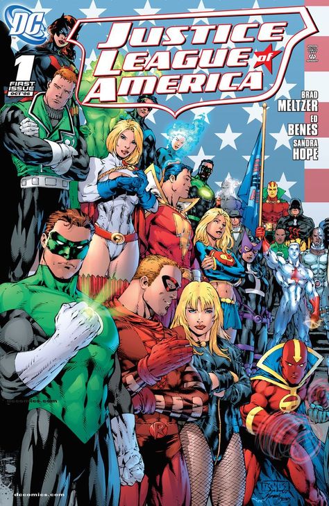 Justice League of America V2 #1 (Oct 2006) New Justice League, Justice League Comics, Justice Society Of America, The Creeper, Comic Book Collection, Superhero Team, Justice League Of America, Chapter One, Comic Book Covers