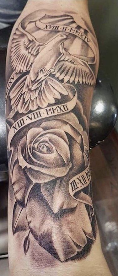 Grandparents Tattoo Ideas For Men, Rip Grandparents Tattoo, Grandparents Tattoo For Men, Tattoo Ideas For Brothers Who Passed, Parents Bday Tattoo, Forearm Memorial Tattoos For Men, Mom Memorial Tattoo For Men, Mum Tribute Tattoo, Son Tribute Tattoo