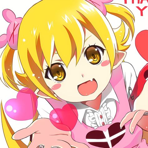 Shinobu Oshino Icon, Shinobu Monogatari, Shion Sonozaki, Shinobu Oshino, Random Pfp, Monogatari Series, Precious Memories, Dyed Hair, Sonic