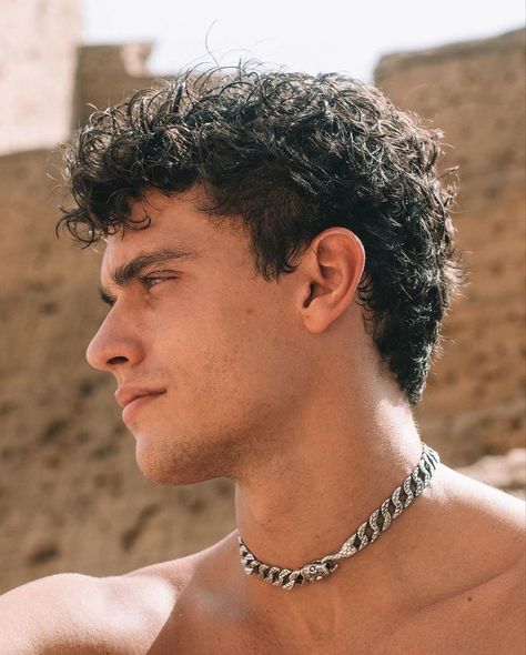 Mens Curly Haircut Mid Length, Short Haircuts Curly Hair, Cooper Hair, Greek Hair, Long Curly Hair Men, Mens Hairstyles Curly, Men's Curly Hairstyles, Xavier Serrano, Italian Hair