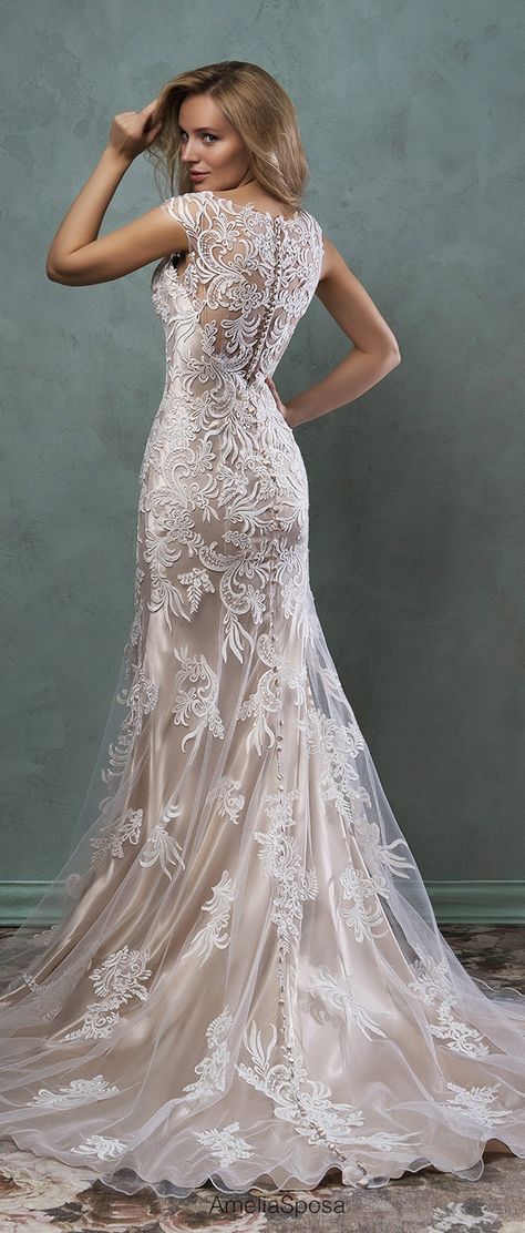 Wedding dresses - Bruidsjurken Wedding Dress Mermaid Lace, Popular Wedding Dresses, 2016 Wedding Dresses, 2016 Wedding, Beauty Dress, A Wedding Dress, Yes To The Dress, Gorgeous Gowns, Wedding Dress Ideas